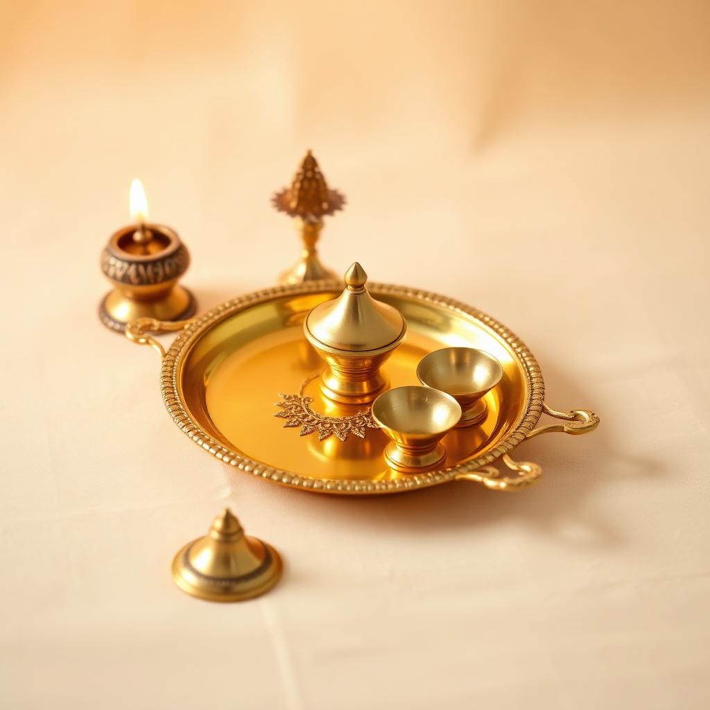 Panchamrit Puja Thali Set — 9 Items