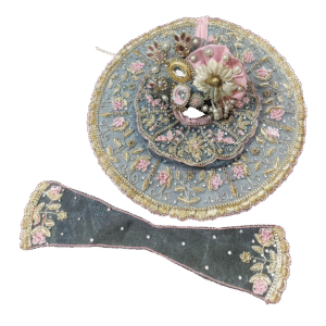 Pink Embroidered Handmade Custom Poshak – 2 Inch
