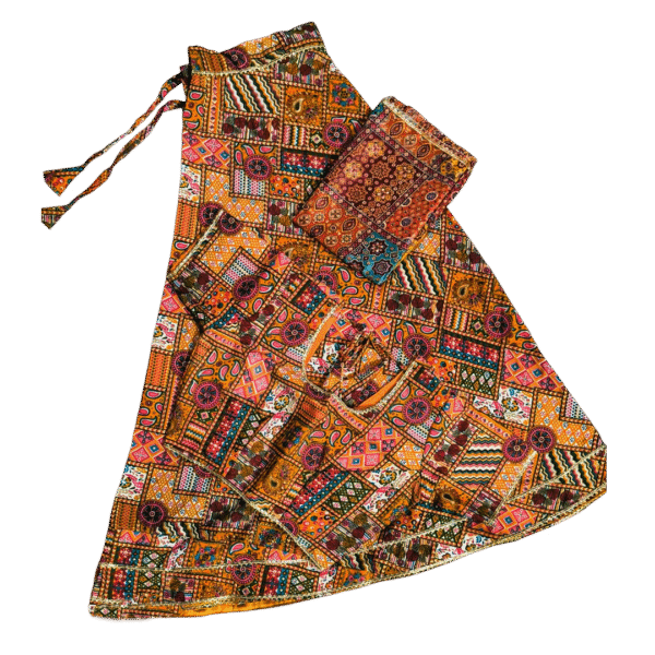 Braj Gopi Dress (Pack of 3) – Free Size Stitched Cotton Blend