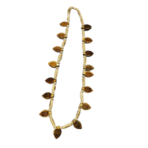 Radha Naam Tulsi Kanthi Mala – 16 Leaf Design