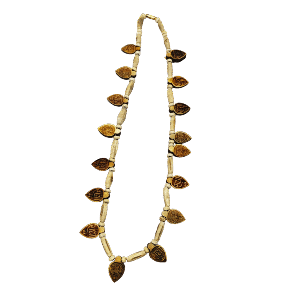 Radha Naam Tulsi Kanthi Mala – 16 Leaf Design