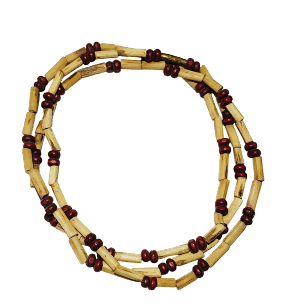 Tulsi Kanthi Mala with Brown Accent Beads – 2 Round