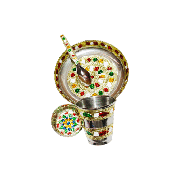 Laddu Gopal Bhog Pooja Thaali Set – 4 No.