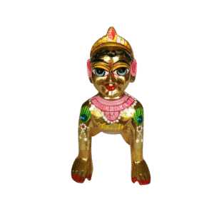 Radha Rani Idol – 6 Inch (Ashtadhatu, Full Hand-Painted, Cute Expression)
