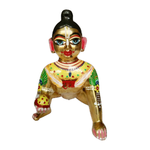 Laddu Gopal Idol – 12 Inch (Handcrafted Brass)