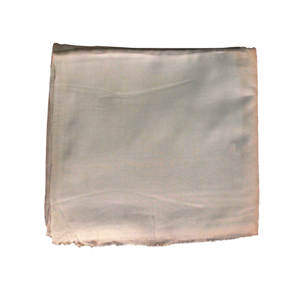 Plain White Jute Dhoti – Thick& Without Borders (4 m × 44″)