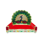 Wooden Meenakari Singhasan Size 7–8