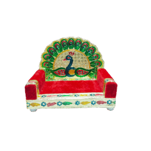 Meenakari Singhasan for Laddu Gopal Size 2–4