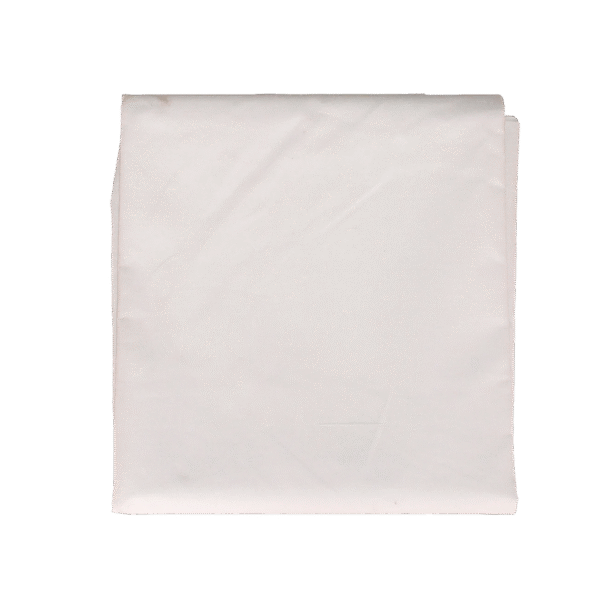 Plain White Cotton Dhoti - Thick & without Borders